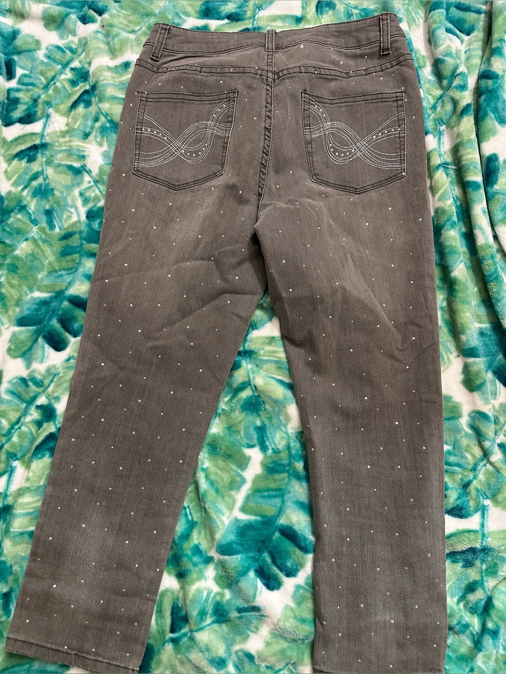 Vintage Cache Jeans W/Rhinestones,8